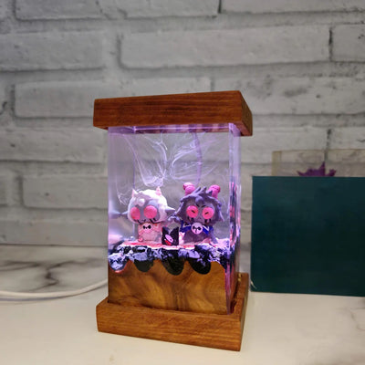 Cult of the Lamb The Goat Epoxy Resin Lamp, Night Light