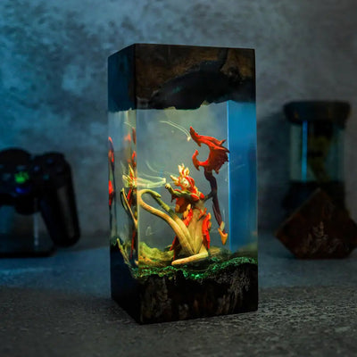 Coven Nami League of Legends Epoxy Resin Lamp, Night Light