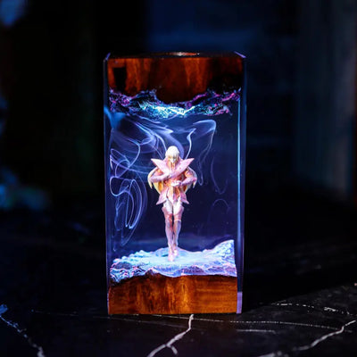 Saint Seiya Virgo Shaka Epoxy Resin Lamp, Night Light