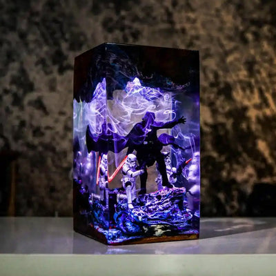 Star Wars Din Djarin The Mandalorian Epoxy Resin Lamp, Night Light