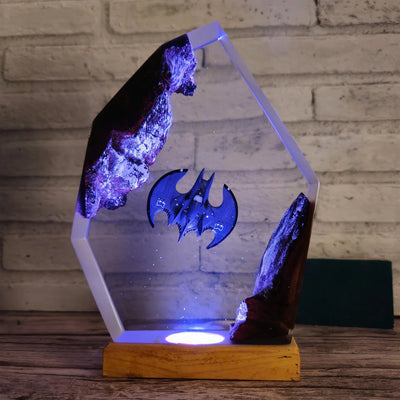 DC Superhero Batwing Batman Flying Epoxy Resin Lamp, Night Light