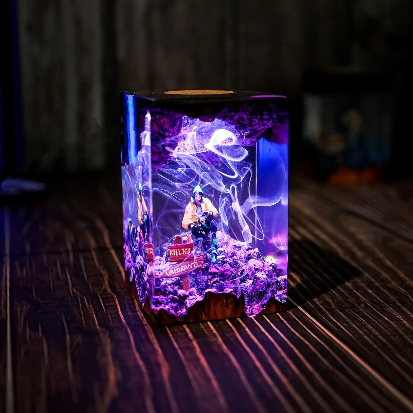 Valorant Killjoy Epoxy Resin Lamp, Night Light