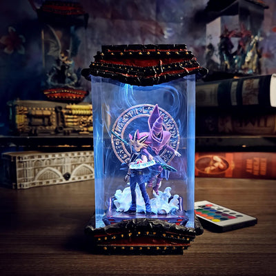 Yu Gi Oh Yugi Mutou Dark Magician Epoxy Resin Lamp, Night Light, Wireless Lights