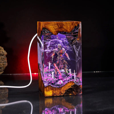 Dark Souls Soul Of Cinder Epoxy Resin Lamp, Night Light
