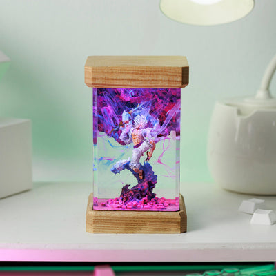 One Piece Luffy Gear 5 Epoxy Resin Lamp, Night Light