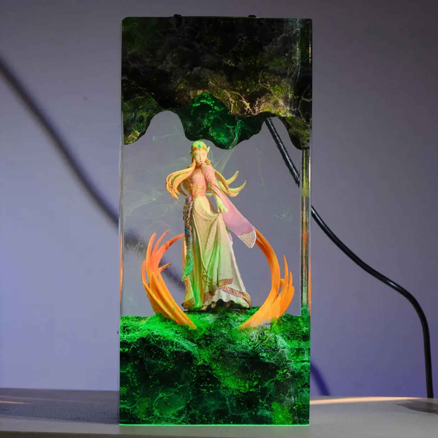 Zelda Twilight Princess Epoxy Resin Lamp, Night Light