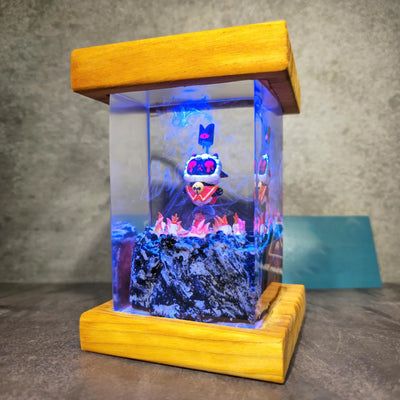 Cult of the Lamb Devil Sheep Epoxy Resin Lamp, Night Light
