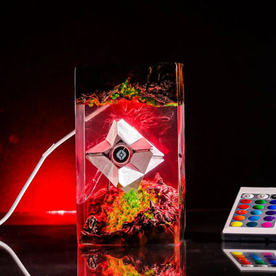 Destiny 2 Ghost Shell Epoxy Resin Lamp, Night Light