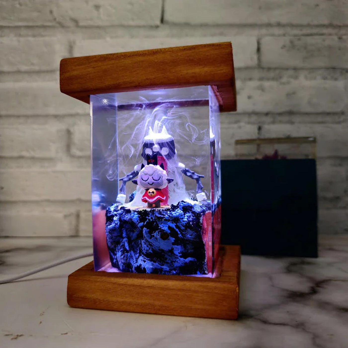 Cult of the Lamb Epoxy Resin Lamp, Night Light