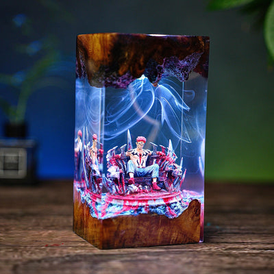 Curse Spirit Ryomen Sukuna Jujutsu Kaisen Epoxy Resin Lamp, Night Light
