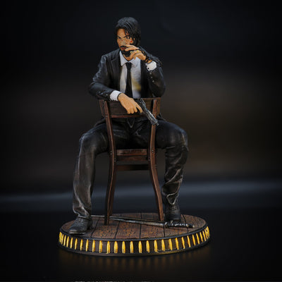 John Wick 4 - Keanu Reeves Statue Figures