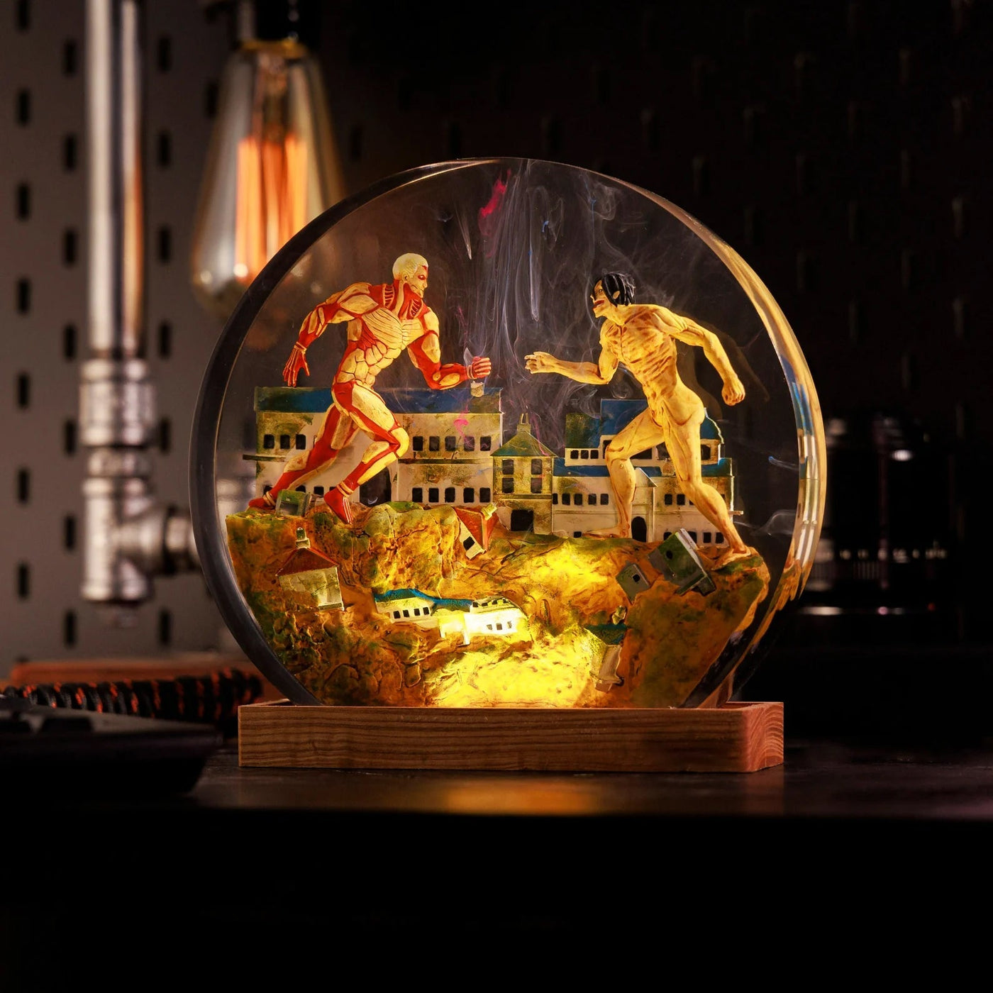 Attack On Titan Epoxy Resin Lamp, Night Light