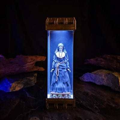 The Conjuring Valak The Nun Diorama Epoxy Resin Lamp, Night Light, Wireless Lights