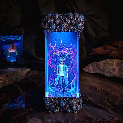 Solo Leveling Sung Jin-woo Diorama Epoxy Resin Lamp, Night Light, Wireless Lights