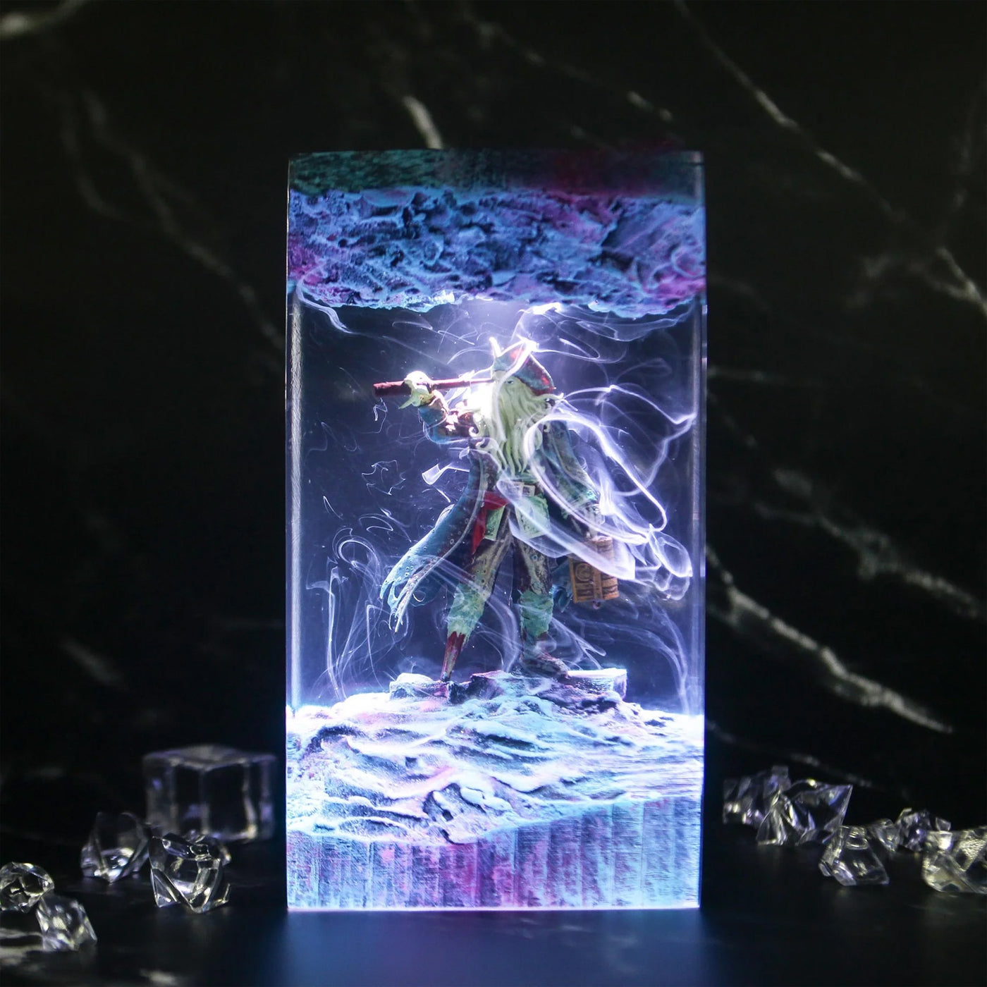 Pirates of the Caribbean Davy Jones Epoxy Resin Lamp, Night Light