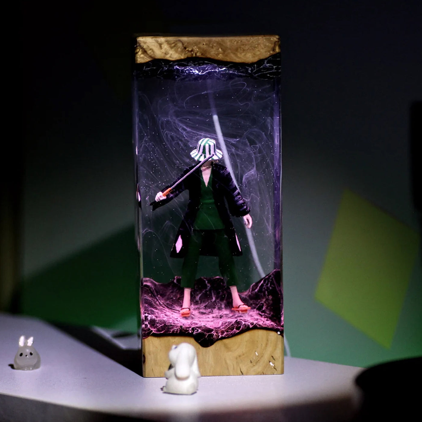 Bleach Kisuke Urahara Epoxy Resin Lamp, Night Light