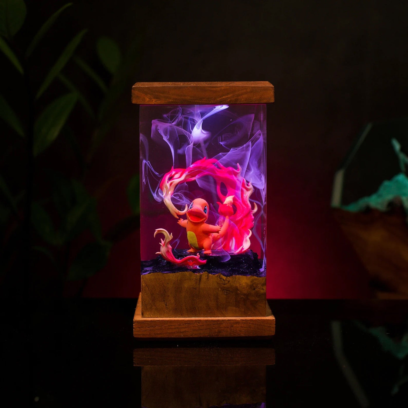 Pokemon Charmander Epoxy Resin Lamp, Night Light