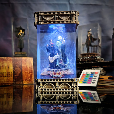 Harry Potter Volermort Epoxy Resin Lamp, Night Light, Wireless Lights