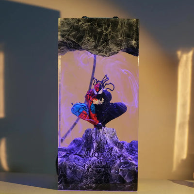 Marvel MCU Spider-Man x Venom Epoxy Resin Lamp, Night Light