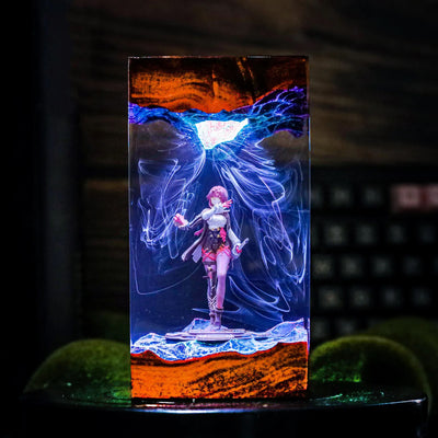Honkai Star Rail Kafka Epoxy Resin Lamp, Night Light