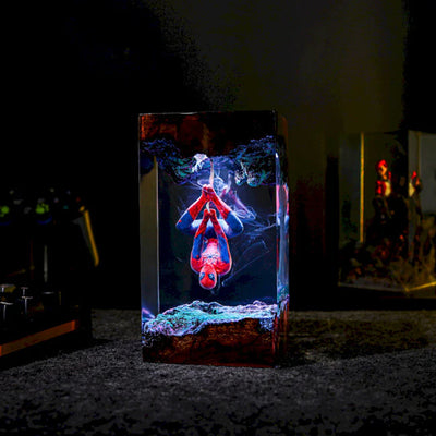 Marvel MCU Spider-Man Epoxy Resin Lamp, Night Light