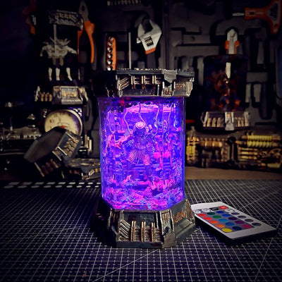 Predator Alien Space Monster Healing Chamber Incubator Epoxy Resin Lamp, Night Light, Wireless Lights