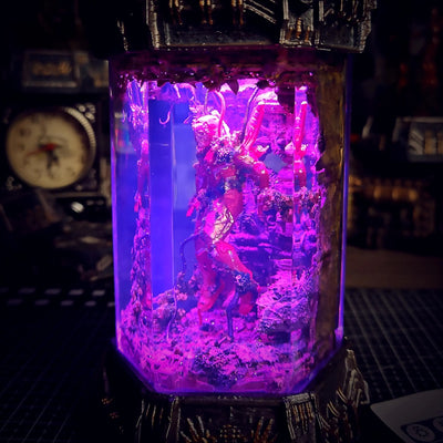 Marvel MCU Iron Man Healing Chamber Incubator Epoxy Resin Lamp, Night Light, Wireless Lights