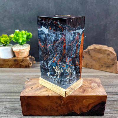 LOTR Lord Of Rings Smeagol Gollum Epoxy Resin Lamp, Night Light