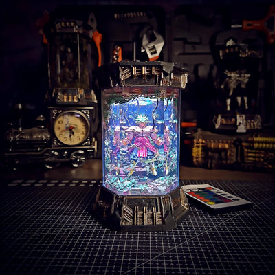 Dragon Ball Broly Healing Chamber Incubator Epoxy Resin Lamp, Night Light, Wireless Lights