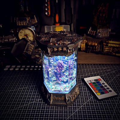 Jurassic Park Tyrannosaurus Rex Healing Chamber Incubator Epoxy Resin Lamp, Night Light, Wireless Lights