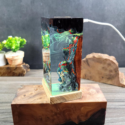 LOTR Lord Of Rings Smeagol Gollum Epoxy Resin Lamp, Night Light