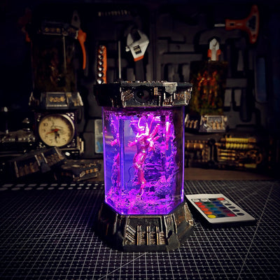 Marvel MCU Iron Man Healing Chamber Incubator Epoxy Resin Lamp, Night Light, Wireless Lights