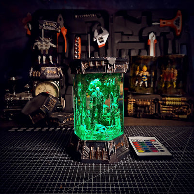 Halloween Horror Friday the 13th Jason Voorhees Healing Chamber Incubator Epoxy Resin Lamp, Night Light, Wireless Lights