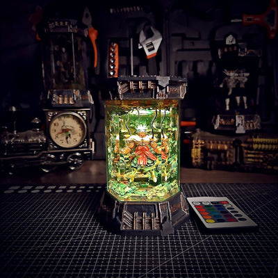 Dragon Ball Broly Healing Chamber Incubator Epoxy Resin Lamp, Night Light, Wireless Lights
