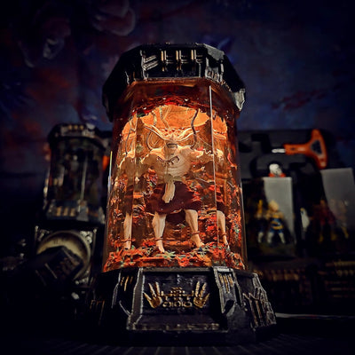 Jujutsu Kaisen Mahoraga Makora Healing Chamber Incubator Epoxy Resin Lamp, Night Light, Wireless Lights