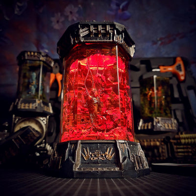 Jurassic Park Tyrannosaurus Rex Healing Chamber Incubator Epoxy Resin Lamp, Night Light, Wireless Lights
