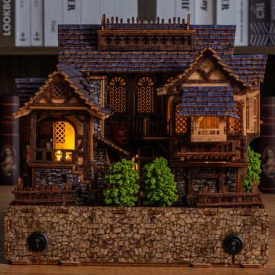 Medieval Manors House Heart Brook - Book Nook
