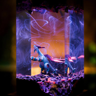 Pokemon Jetragon Epoxy Resin Lamp, Night Light