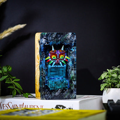 Zelda Majora's Mask 3D Epoxy Resin Lamp, Night Light