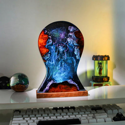 Solo Leveling Beru Headphone Stand Epoxy Resin Lamp, Night Light