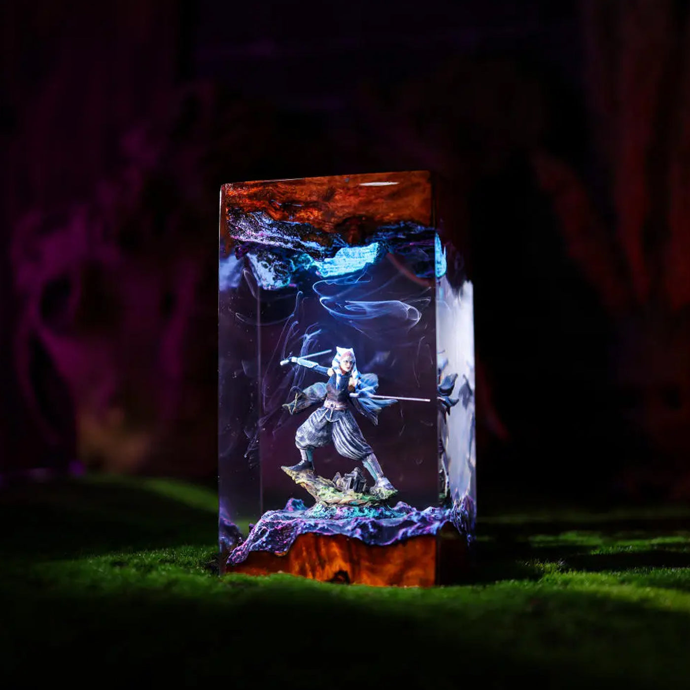 Star Wars Ahsoka Tano Epoxy Resin Lamp, Night Light