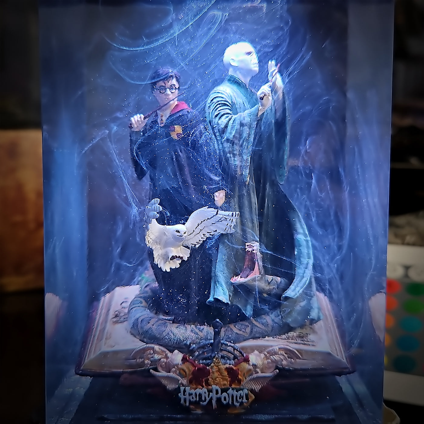Harry Potter Volermort Epoxy Resin Lamp, Night Light, Wireless Lights
