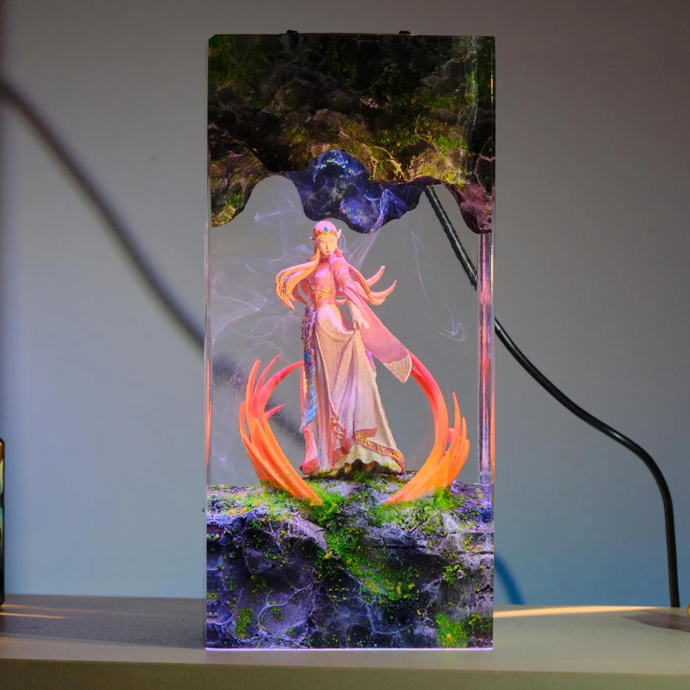 Zelda Twilight Princess Epoxy Resin Lamp, Night Light