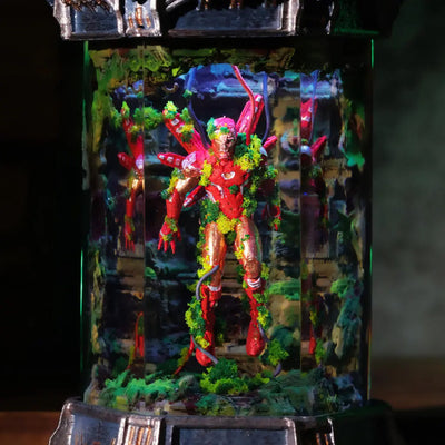 Marvel MCU Iron Man Healing Chamber Incubator Epoxy Resin Lamp, Night Light, Wireless Lights