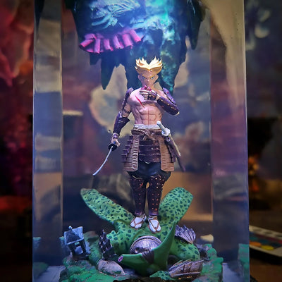 Dragon Ball Trunks Shogun Cell Epoxy Resin Lamp, Night Light, Wireless Lights