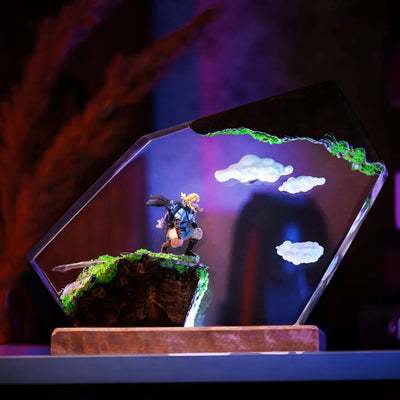 Zelda Link Cloud Epoxy Resin Lamp, Night Light