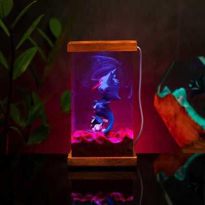 Pokemon Gengar Epoxy Resin Lamp, Night Light