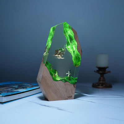 Howl's Moving Castle Epoxy Resin Lamp, Night Light