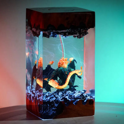 LOTR Lord Of Rings Balrog Epoxy Resin Lamp, Night Light