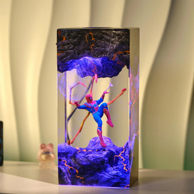 Marvel MCU Spider-Man Epoxy Resin Lamp, Night Light